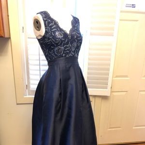 Trixxi taffeta embellished prom dress